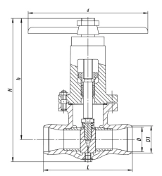 Gate valve 1511-150-MB