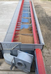 Aerated wet grain receiver APVZ