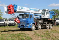 Truck crane ??-65713-1 and its modifications (using the cab ??-55713.52.100-6 and its modifications) (special, truck crane) (spe