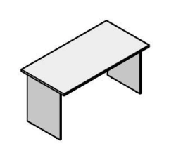 Straight table. Set of furniture "Gamma"