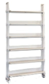 One-sided library shelving unit MGS8.013