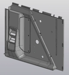 5299-401-5206030-10 SB Ceiling console assembly