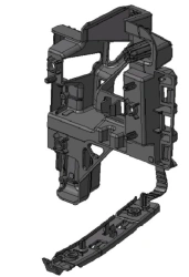 Bumper bracket left 9680603580