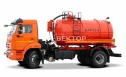 Vacuum tanker MB 4680D1-40 on KAMAZ 43253-G5 chassis