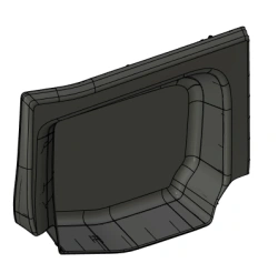 GARNITURE AV COTE AR G ASS/ Rear trim left 96814204ZD