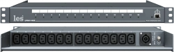 LPDU-14SE32 - Power distribution unit. 14 outputs, 32A input. Current measurement, protection, indication and control for each o