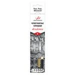 Graphic art pencils "VISTA-ARTISTA" "Academia "VAGPS-6 Sharpened 8x6pcs.