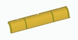 Ceiling panel left-hand section A 621320-5702215