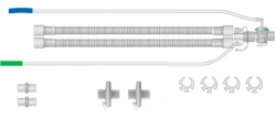 Respiratory devices for joint use with anaesthetic and resuscitation equipment, version: p
