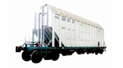 Hopper wagon for transportation of mineral fertilisers model 19-1244