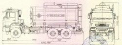 Tank truck UST 5453N3 and modification 5453N3-01