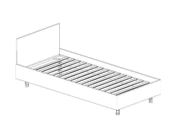 Single bed , Art. K01