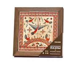 Puzzles "Russian Patterns" "Mezen Painting" (16 pieces) art. 135