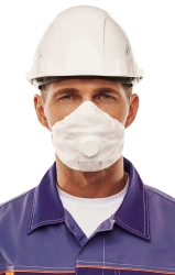 Personal respiratory protection equipment with filtering half-mask: respirator ALINA-317 FFP3 NR D for protection against aeroso