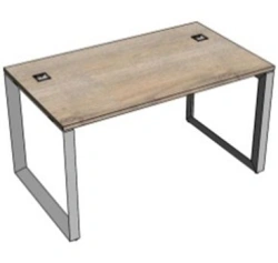 Executive desk on O-shaped m/k KC.SRrO-14.01