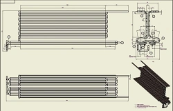 Radiant coil for reaction tube furnaces and its elements
