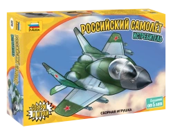 Assembled model Children's Russian fighter aircraft