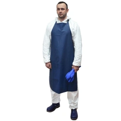 Protective apron against water, acid and alkali solutions (K80 Shch50), PVC, 120x80 cm, type B