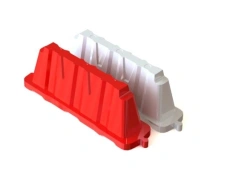 Insertable waterproof road barrier