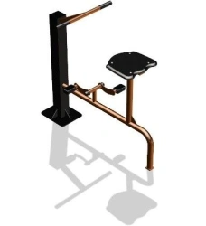 Stationary outdoor fitness equipment "Cycle trainer"
