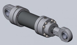 Servomotors of the guide vanes drive for Gorky-Balkovskaya MHPP