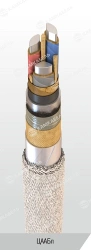 Power cable with aluminium conductors with paper insulation impregnated with viscous composition, impregnated with viscous or no
