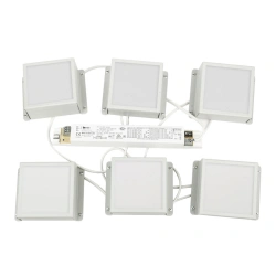 Stationary (recessed) LED panels ULP-0808 XW/YK IP40 GRILYATO KIT06