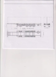 Container semitrailer PK-4, type PR4, modification 92296-0000010-01. Axle unit AGOS-4-GT7-00.00.00.000