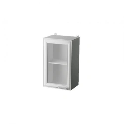Hinged single-door cupboard with shelf with glass Model: SHN-2 of "Edelwood" trade mark
