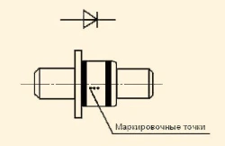 Microwave switching diode 2A536A-5-6