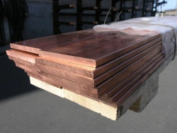 Copper busbars for electrotechnical purposes