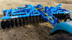 Semi-trailed disc harrow DANA BDP-6*2 and its modifications: BDP-6*2 RZZ.59.00.000 (with combined roller); BDP-6*2 RZZ.59.00.
