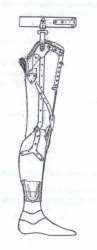 Non-modular hip prosthesis, including for congenital underdevelopment