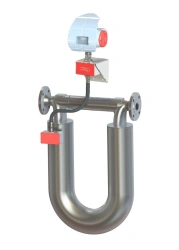 Coriolis flowmeter KTM RuMASS standard version integral for high pressure