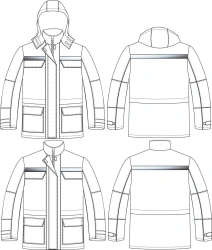 Women's jacket for protection against low temperatures
