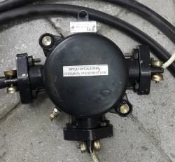 Grounding device of emergency warning and selective call of miners SUBR-1P complex