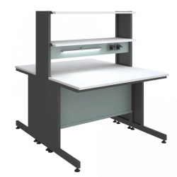 Low laboratory table with extension 2