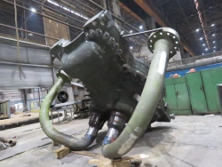 Medium pressure cylinder with SD valve block for steam turbine K-330-23,5-6MR of power unit No. 3 of Iriklinskaya GRES