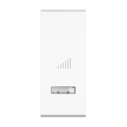 CADUCEUS ALING MODE LED push-button dimmer switch, 200W, 230V~, 1M, white, art. 6674.0