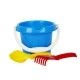 Game Children's sand set "Baby" 3pr.(bucket "Baby", scoop 16cm, rake 15cm)