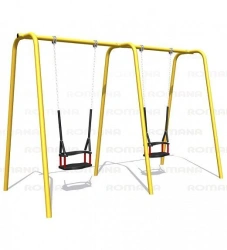 Double swing with backrest Romana 108.55.00-01