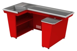 Cash desk KB-1,9-2H double storage (red) (unassembled)