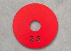 Steel training disc 2,5 kg