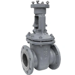 Steel wedge gate valve with sliding spindle under drive PN 1,6 MPa DN 100