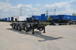 Semi-trailer-container truck TONAR mod. 99891 with axles manufactured by TONAR mod. 90422, 90431