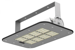 Industrial LED wall-mounted luminaire KEDR SBU LE-SBU-32-095-1071-67X 100VT 5000K 13250LM 379x262x151MM UHL1 dark grey