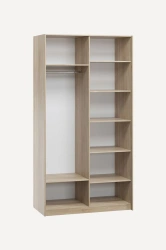 Wooden compartment cupboard
