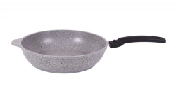 Cast aluminium frying pan 220/50mm (non-stick) TM Kukmara, with removable bakelite handle, without lid, lin