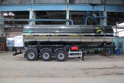 Semi-trailer-tanker PPTSTU1, type PPTST3, modification 9683-0000010-04 ( without pump ). Aggregate axial AGOS-3-GT7-00.00.000-01