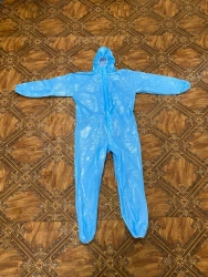 Medical protective overalls disposable type "Casper+" sizes: 42-48, 50-56, 58-64; colour: white, blue, white with blue